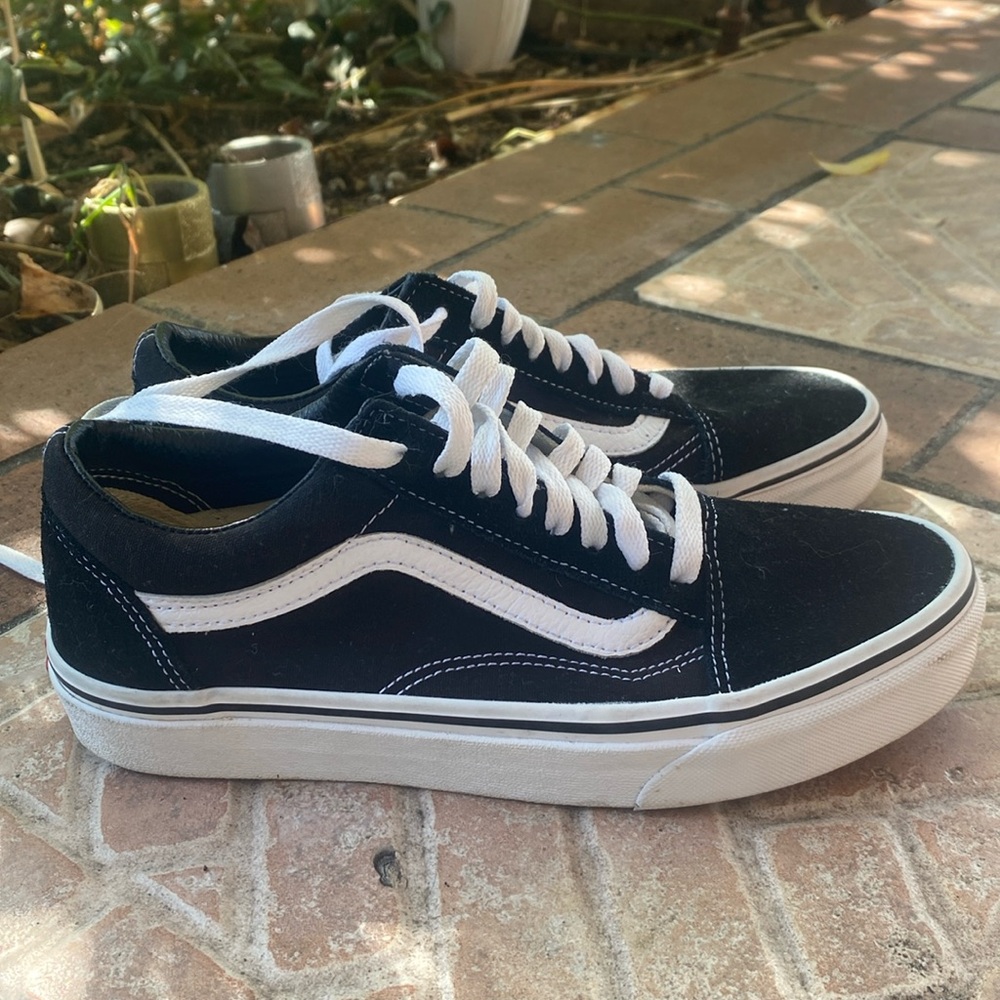 Vans "Old Skool Sneakers (Black/White) Unisex Classic Skate Era Suede Shoes NEW